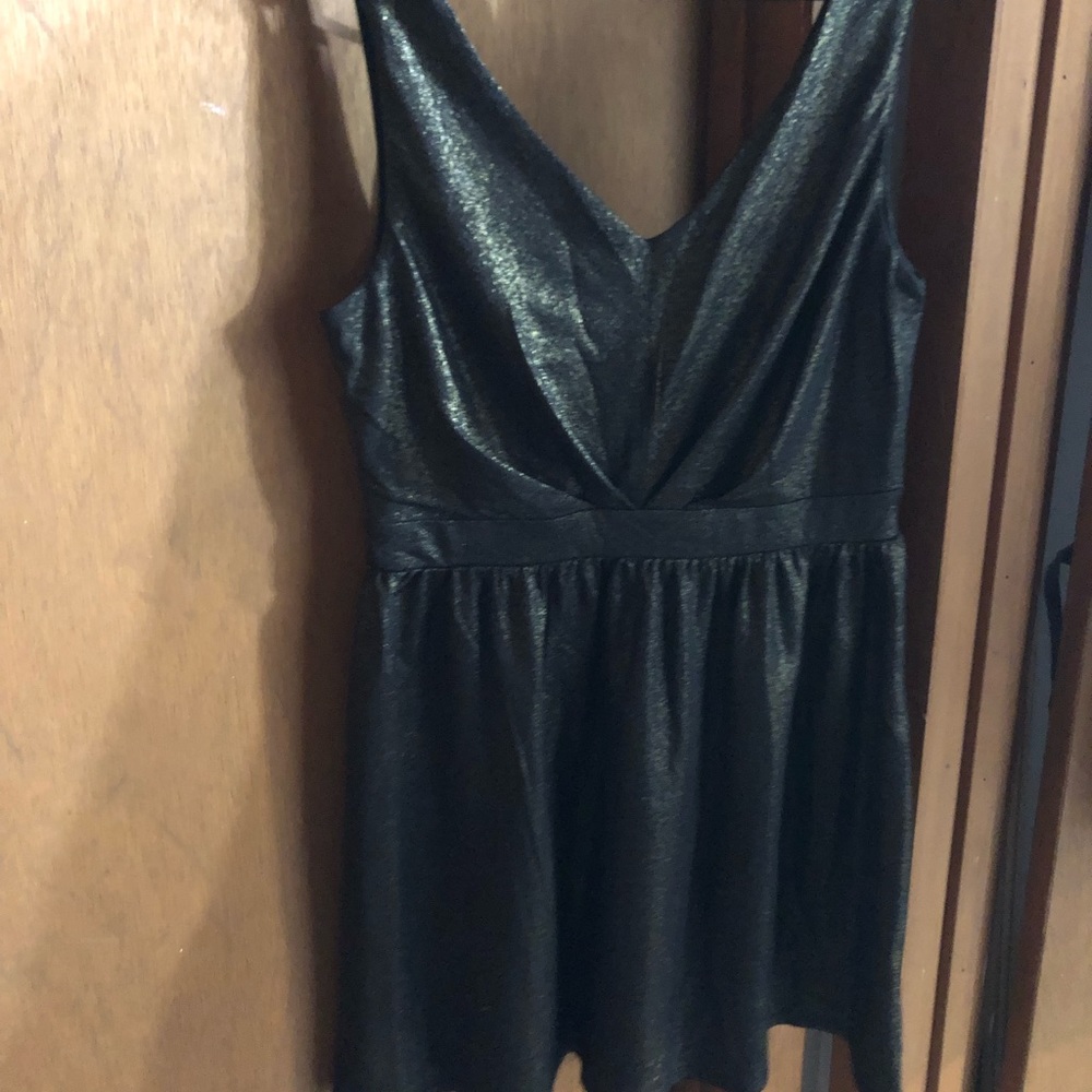 Black with hints of gold LITTLE BLACK DRESS